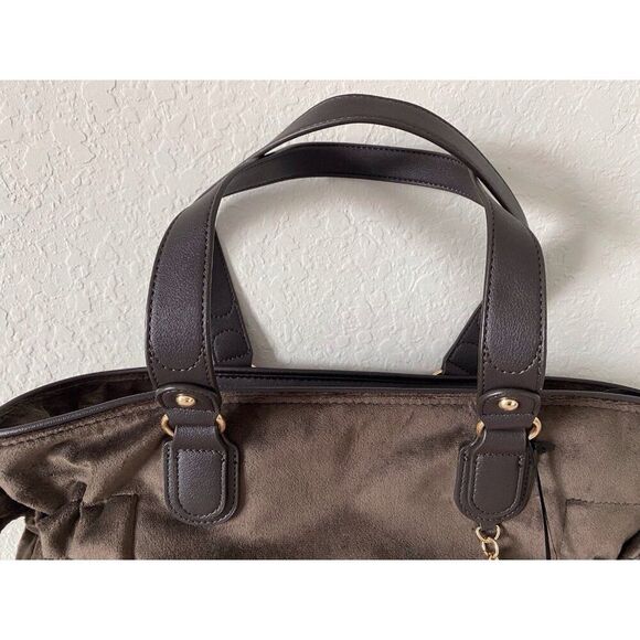 Juicy Couture Juicy For All Tote Brown Chocolate Pink Purse Bag Viral NEW - Picture 5 of 16